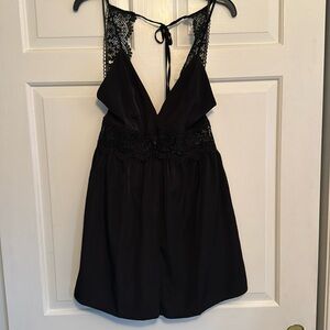 Love tree black romper